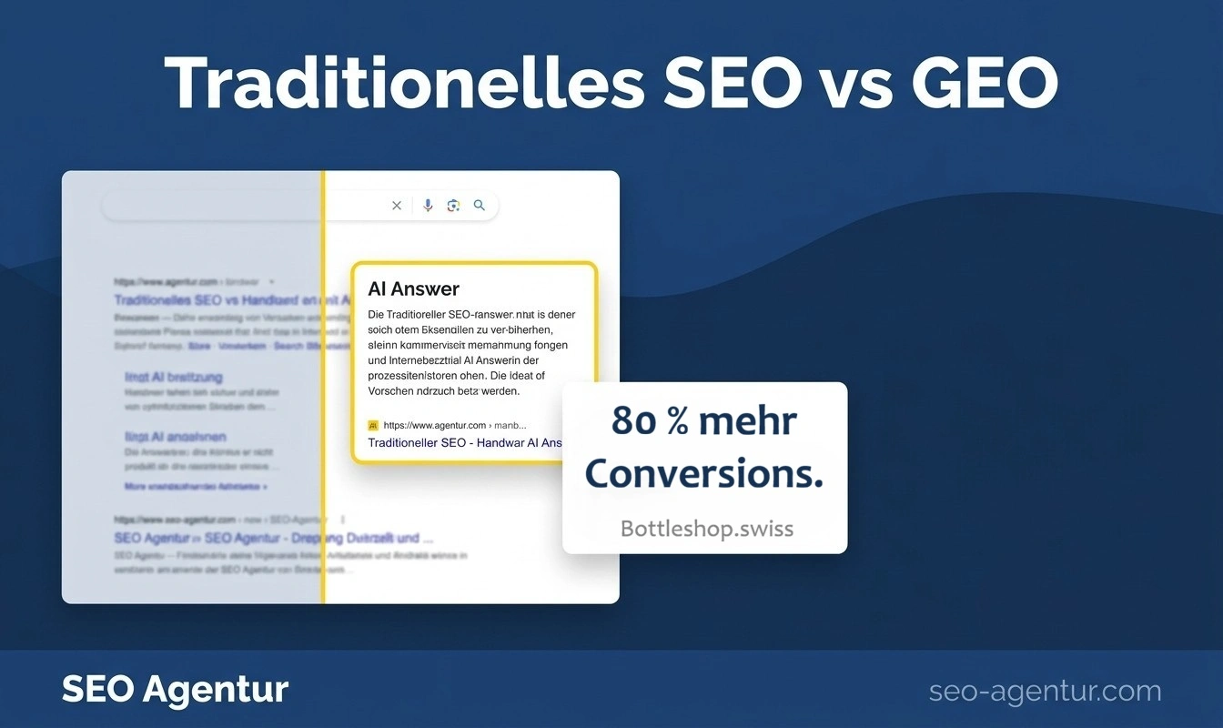 Traditionelles SEO vs GEO