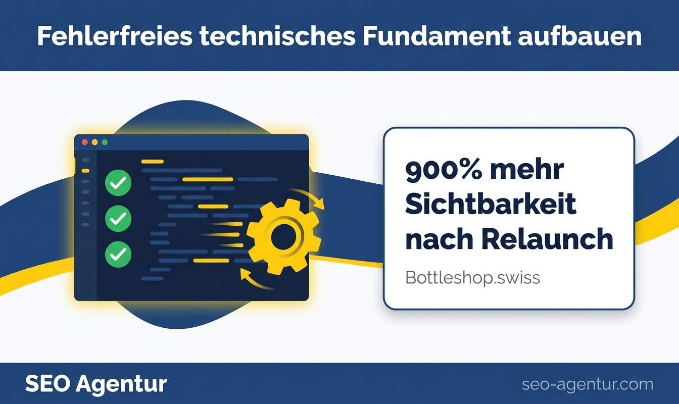 Fehlerfreies technisches Fundament aufbauen