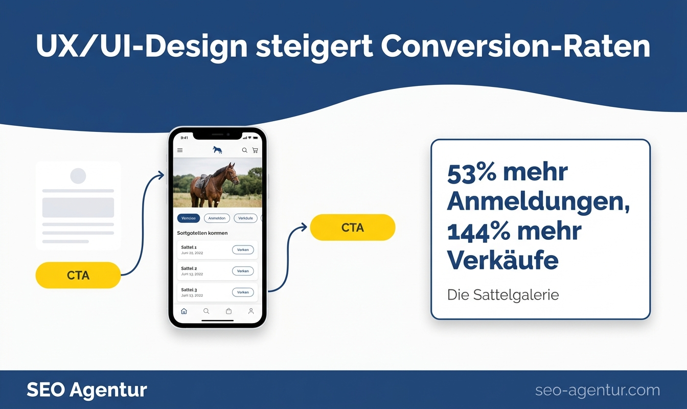 UX/UI-Design steigert Conversion-Raten
