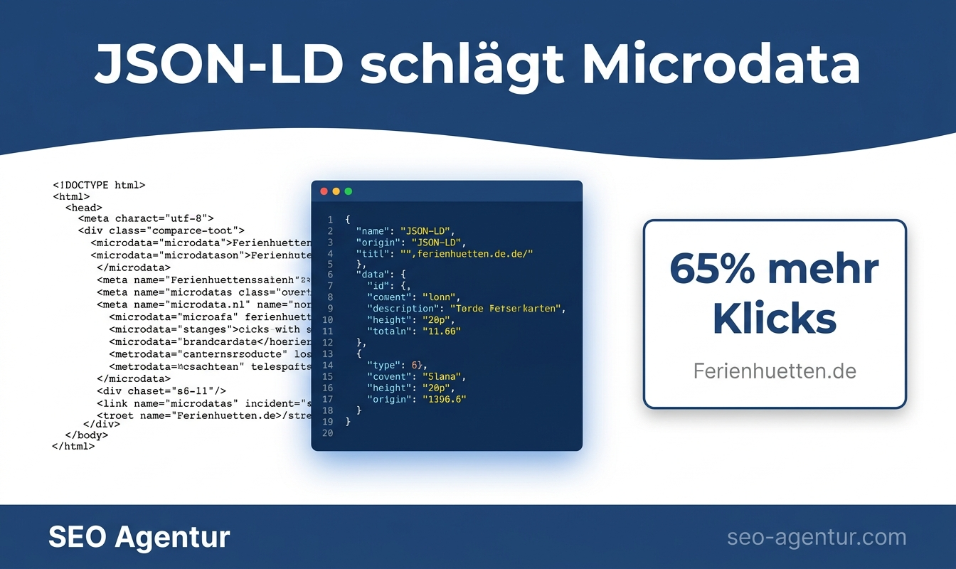 JSON-LD schlägt Microdata