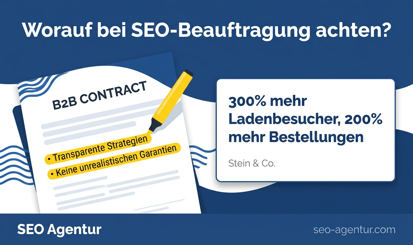 Worauf bei SEO-Beauftragung achten?