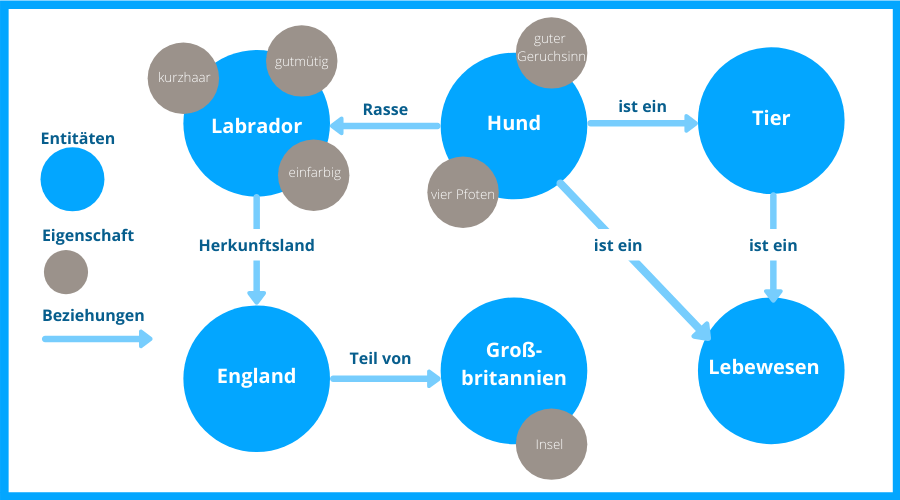 Vereinfachte Darstellung des Knowledge Graphen