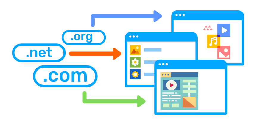 Viele Unternehmer legen gleich mehrere Domains an.