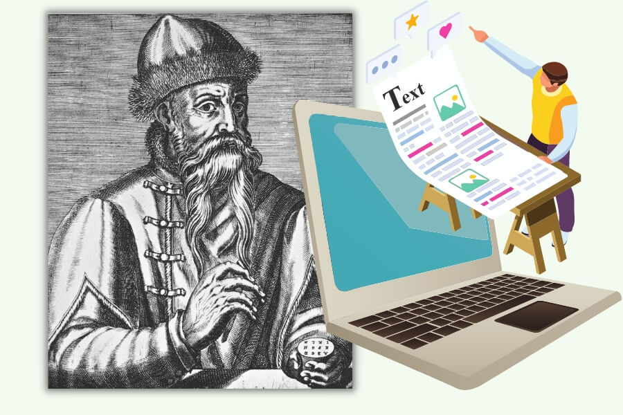 Gutenberg Diagramm Titelbild Gutenberg Diagramm Titelbild